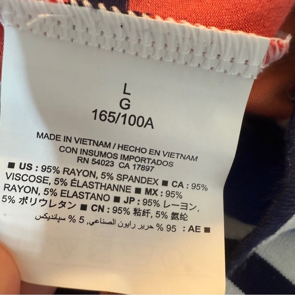 Old Navy Black White Sleeveless Sheath Maxi Dress stretchy size large tropical - Picture 9 of 9